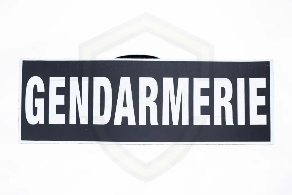 Bande rétro GENDARMERIE 10x30 cm