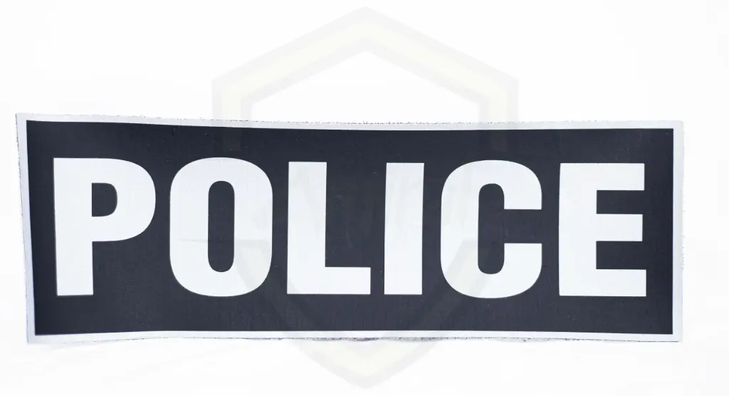 Bande rétro POLICE 10x30 Cm