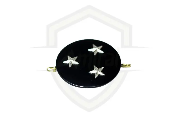 Insigne de béret GL 3 étoiles argenté