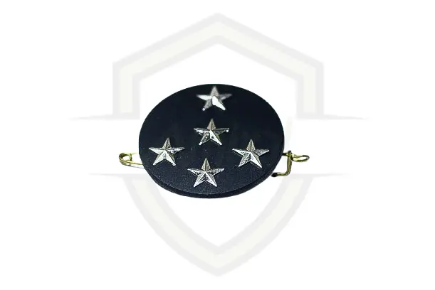 Insigne de béret GL 5 étoiles argenté