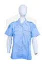 Chemisette Bleue – Femme avec Velcro