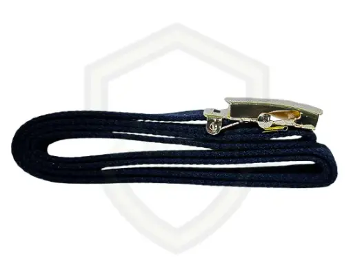 CEINTURE BLEU MARINE BOUCLE DORÉE