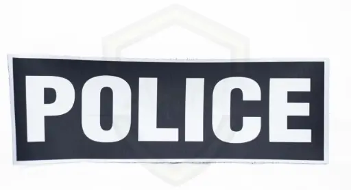Bande rétro POLICE 10x30 Cm